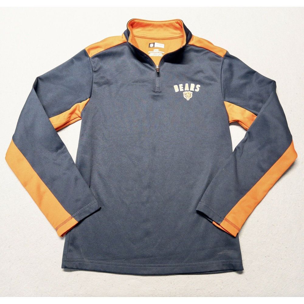 NFL Chicago‎ Bears Qtr Zip Pullover Mens Small